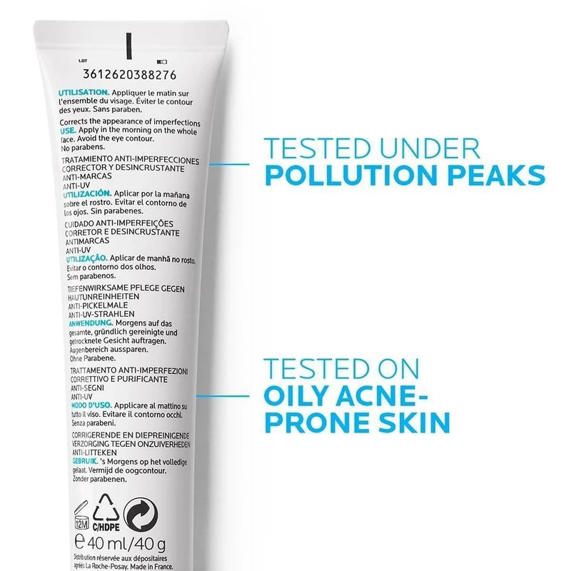 کرم ضد لک لاروش پوزای مدل Effaclar Duo Plus SPF30 - تصویر 4