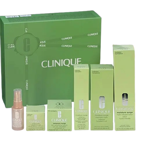 ست 6 عددی آبرسان کلینیک Moisture Surge اصل | آبرسانی عمیق انواع پوست